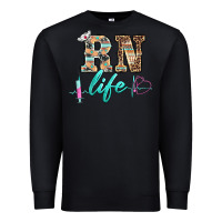 Black western nurse rn  life Premium Sweatshirt - BarkalooDesign