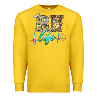 Lemon western nurse rn  life Premium Sweatshirt - BarkalooDesign