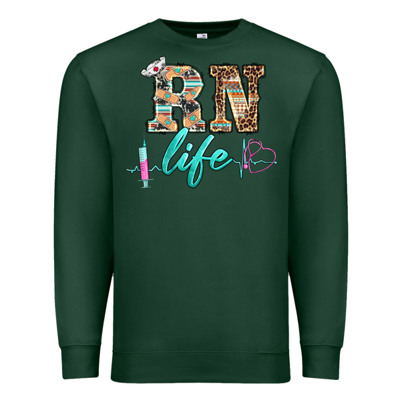 Western Nurse Rn  Life Premium Sweatshirt by BarkalooDesign | Teevron