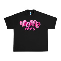 Black Love vibes Valentine's Day Urban Heavy Tee - HowdyJamesFarm