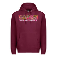 Burgundy Howdy Valentine Premium Hoodie - CowhideDigitalArt