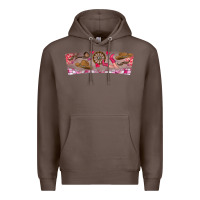 Coffee Howdy Valentine Premium Hoodie - CowhideDigitalArt