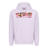 Lilac Howdy Valentine Premium Hoodie - CowhideDigitalArt