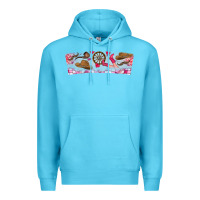 Ocean Blue Howdy Valentine Premium Hoodie - CowhideDigitalArt