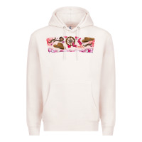 Pale Pink Howdy Valentine Premium Hoodie - CowhideDigitalArt