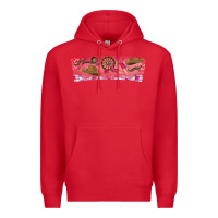 Red Howdy Valentine Premium Hoodie - CowhideDigitalArt