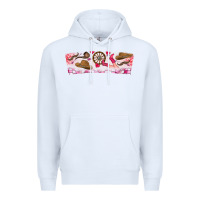 White Howdy Valentine Premium Hoodie - CowhideDigitalArt