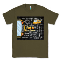 Army Green i'm a bus driver school bus black Classic Tee - TumblerDesignByShophia
