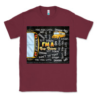 Burgundy i'm a bus driver school bus black Classic Tee - TumblerDesignByShophia