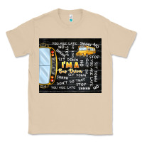 Mushroom i'm a bus driver school bus black Classic Tee - TumblerDesignByShophia