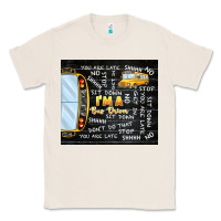 Natural i'm a bus driver school bus black Classic Tee - TumblerDesignByShophia