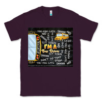 Plum i'm a bus driver school bus black Classic Tee - TumblerDesignByShophia