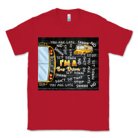 Red i'm a bus driver school bus black Classic Tee - TumblerDesignByShophia
