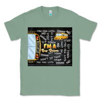 Sage i'm a bus driver school bus black Classic Tee - TumblerDesignByShophia