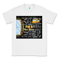 White i'm a bus driver school bus black Classic Tee - TumblerDesignByShophia