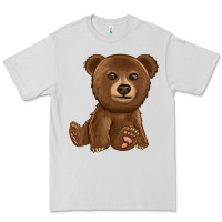Dove Grey bear Premium Tee - texasbilliewilder