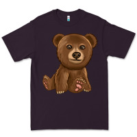 Plum bear Premium Tee - texasbilliewilder