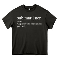 Submariner Definition  I Pigboat Submersible Nuclear Heavy Core Tee | Teevron