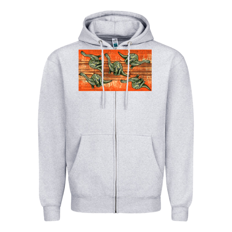 Dinosaur Brontosaurus Sippy Cup Zipper Hoodie by Artiststas | Teevron