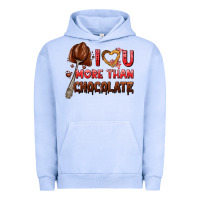 Pigment Grape Ice i love you more than chocolate Urban Hoodie - AdoDesignShop