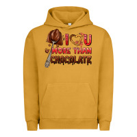 Pigment Peanut Butter i love you more than chocolate Urban Hoodie - AdoDesignShop