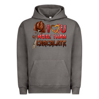 Pigment Tornado i love you more than chocolate Urban Hoodie - AdoDesignShop