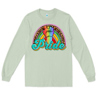 Matcha pride rainbow Long Sleeve Tee - OliviaCreatesArt