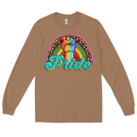 Toasted Coconut pride rainbow Long Sleeve Tee - OliviaCreatesArt