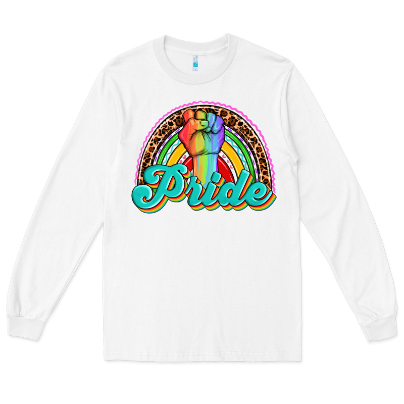 Pride Rainbow Long Sleeve Tee by OliviaCreatesArt | Teevron
