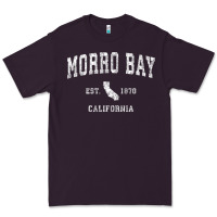 Morro Bay California Ca Vintage Athletic Sports Design Premium Tee | Teevron