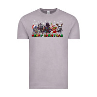 Vintage Zinc merry christmas gnomies Vintage Tee - CowGirlArtShop