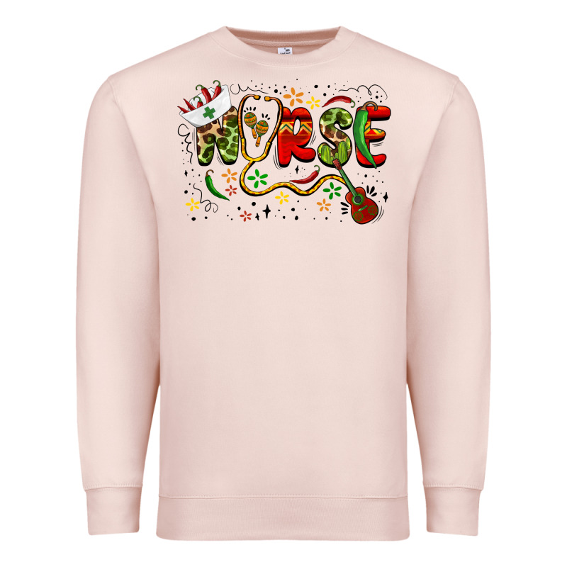 Cinco De Mayo Nurse Premium Sweatshirt by BarkalooDesign | Teevron