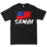 Samoan Gifts   Somoan Flag T Shirt Premium Tee | Teevron