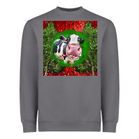 Storm christmas holstein Heavyweight Sweatshirt - LillyAllenDesigns