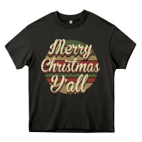 Merry Christmas Y'all Heavy Core Tee | Teevron