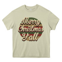 Mossy Merry Christmas Y'all Heavy Core Tee - Bettercallsaul
