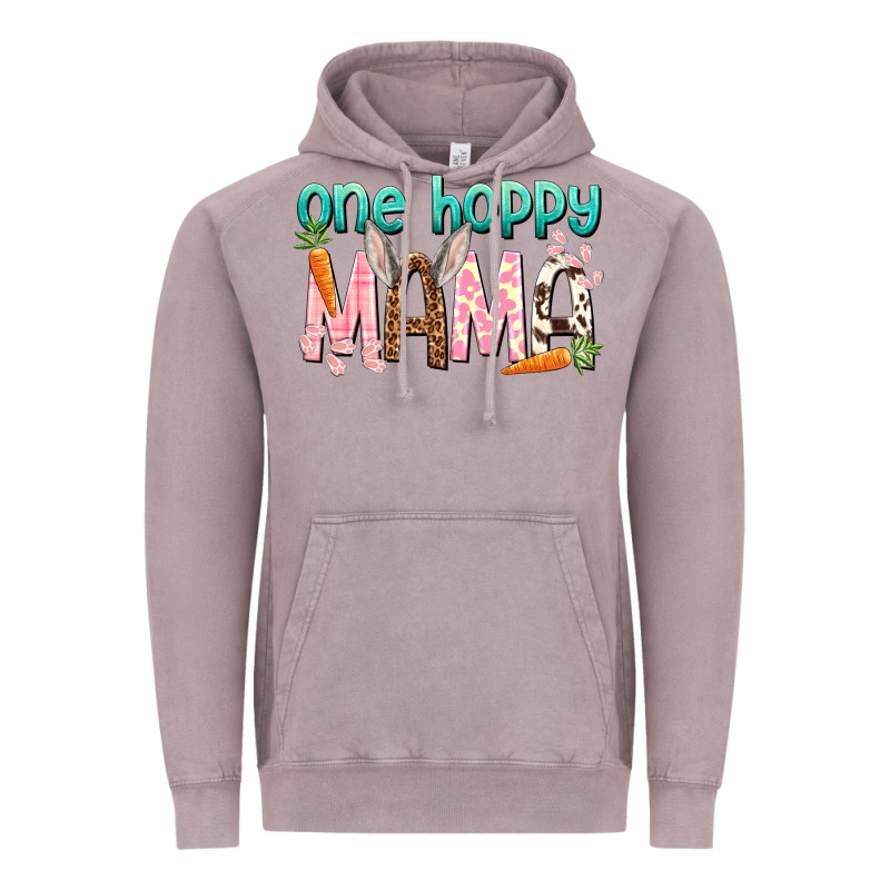 One Hoppy Mama Mother's Day Vintage Hoodie by HowdyJamesFarm | Teevron