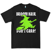 Black witches saying broom hair dont care halloween camper joke Premium Tee - longCreatives