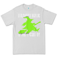Dove Grey witches saying broom hair dont care halloween camper joke Premium Tee - longCreatives