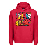 Cardinal Leopard Softball And Baseball Mama Mother's Day Premium Hoodie - LillyAllenDesigns