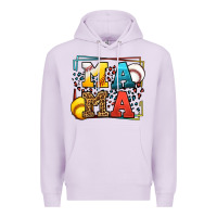 Lilac Leopard Softball And Baseball Mama Mother's Day Premium Hoodie - LillyAllenDesigns