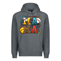 Rock Leopard Softball And Baseball Mama Mother's Day Premium Hoodie - LillyAllenDesigns