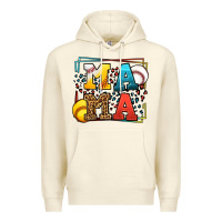 Sandshell Leopard Softball And Baseball Mama Mother's Day Premium Hoodie - LillyAllenDesigns