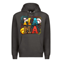 Smoke Leopard Softball And Baseball Mama Mother's Day Premium Hoodie - LillyAllenDesigns