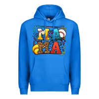True Royal Leopard Softball And Baseball Mama Mother's Day Premium Hoodie - LillyAllenDesigns