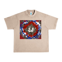 French Oak patriotic tie dye Urban Heavy Tee - CowGirlArtShop