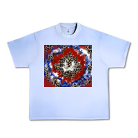 Grape Ice patriotic tie dye Urban Heavy Tee - CowGirlArtShop