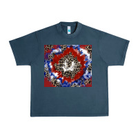 Midnight Navy patriotic tie dye Urban Heavy Tee - CowGirlArtShop