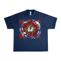 Navy patriotic tie dye Urban Heavy Tee - CowGirlArtShop