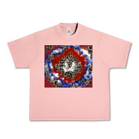Salmon patriotic tie dye Urban Heavy Tee - CowGirlArtShop